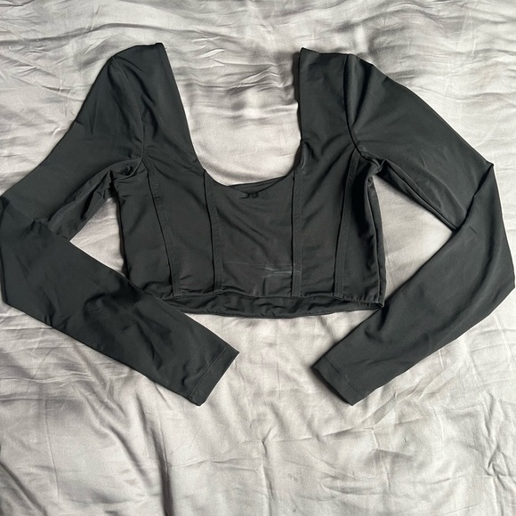 Dynamite corset type long sleeve top - Picture 2 of 2